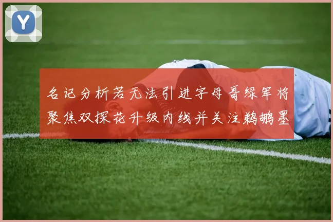 名记分析若无法引进字母哥绿军将聚焦双探花升级内线并关注鹈鹕墨菲